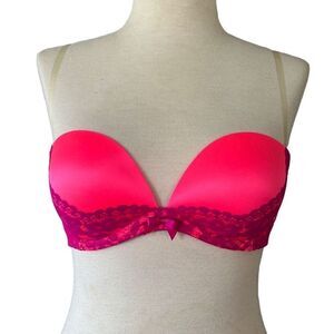 VS Victoria’s Secret Very Sexy Lace Strapless Bra 32 D
